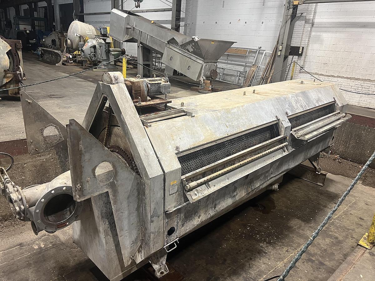 Used BAYCOR MODEL MD-S48168TH FIBRE DRUM SCREEN  S/S