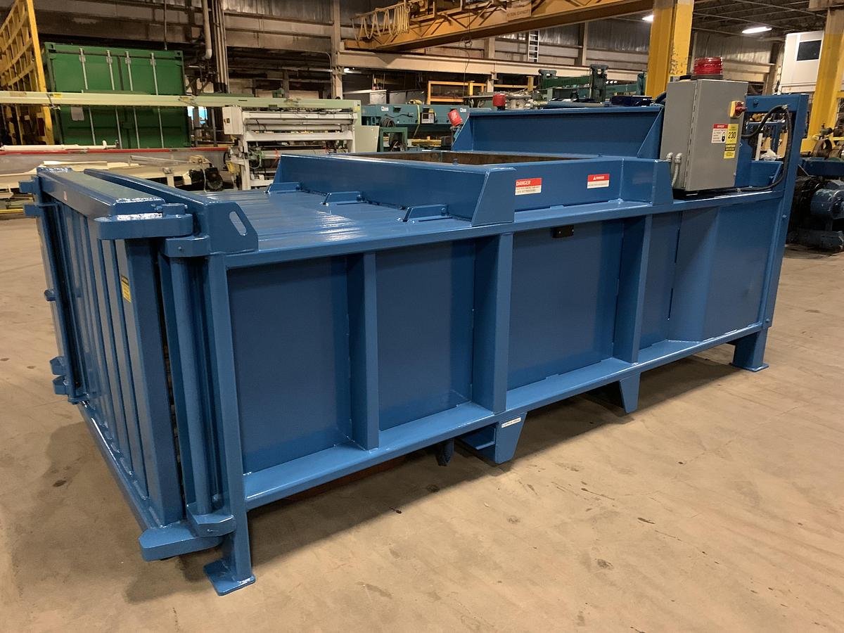 Used EXCEL EX-60 AUTOMATIC MANUAL TIE BALER WITH CONVEYOR VIDEO AVAILABLE