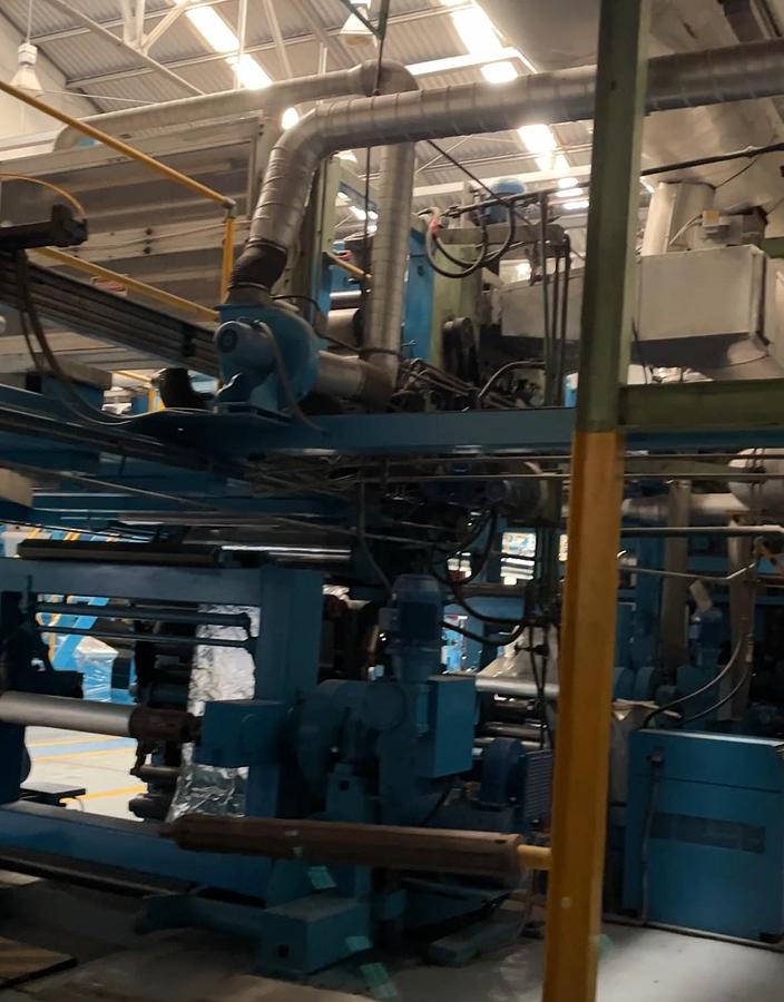 Used 50" (1280mm) WIDE POLYTYPE SWISS POLYNORM II COATER LAMINATOR - ALUMINUM, PAPER & FILM