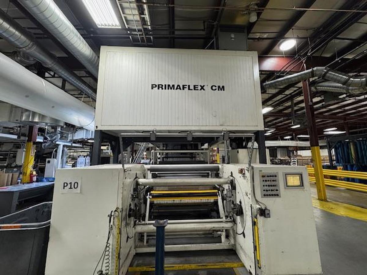 Used 52" WIDE W&H PRIMAFLEX 8 COLOR PRINTING PRESS - STILL RUNNING