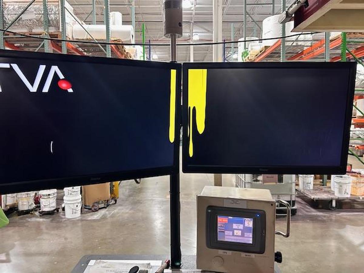 Used 62" WIDE (61" PRINT WIDTH) PCMC 8 COLOR CI PRINTING PRESS WITH MOUNTER