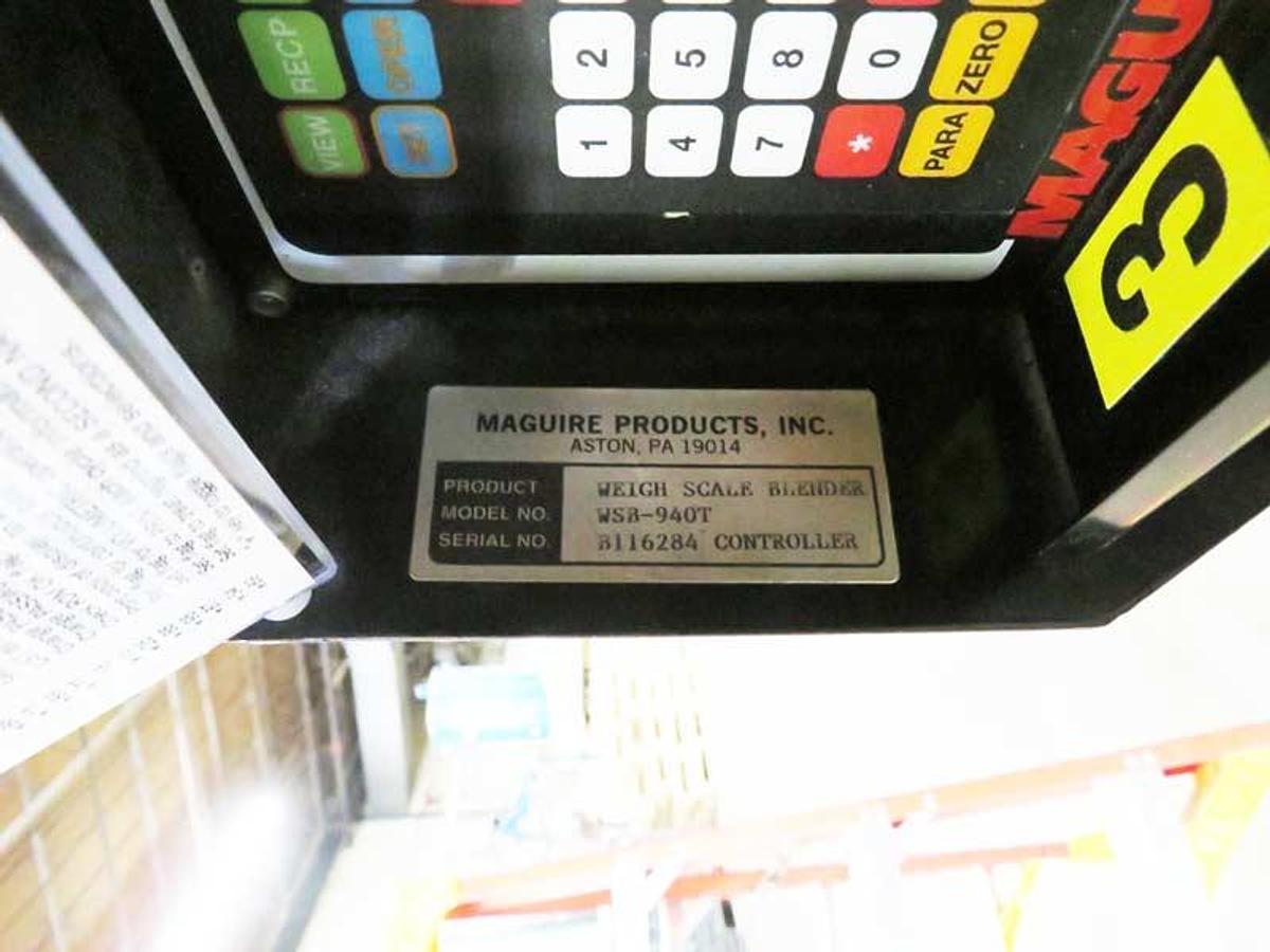 Used NOVATEC / MAGUIRE WSB-950T 5 COMPONENT HOPPER GRAVIMETRIC BLENDER