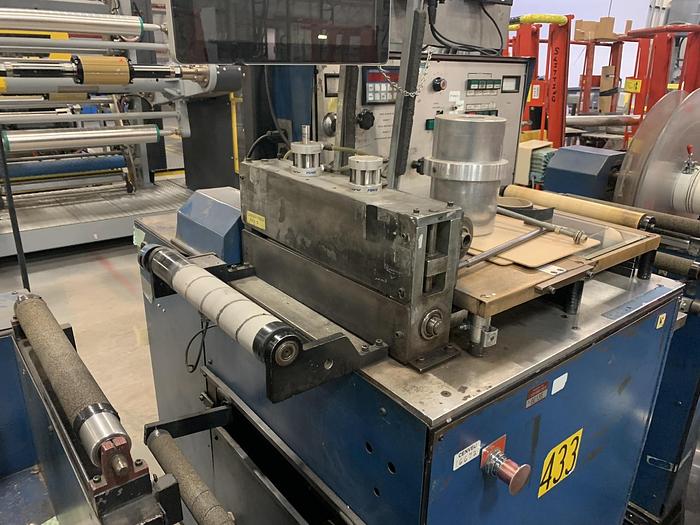 Used 16" GILBRETH SERIES 430 SINGLE LINE SEAMER LAY FLAT 400mm