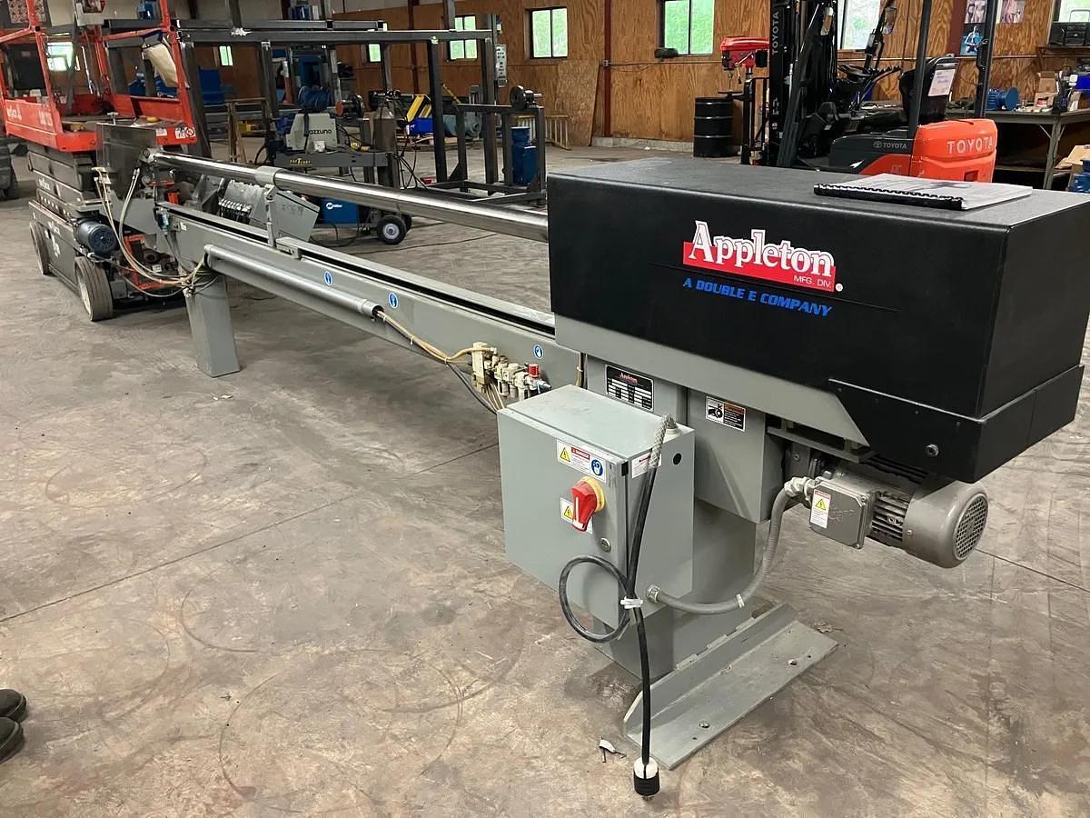 Used 120" APPLETON A301 AUTOMATIC CORE CUTTER MFG 2017