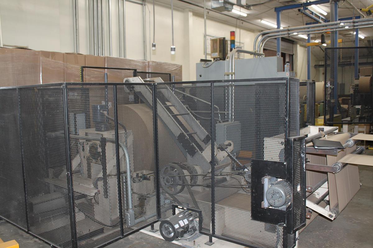 Used 37" WIDE GREENBAY ENGINEERING SINGLE FOLD DISPENCER TOWEL WITH BRETTING BANDER