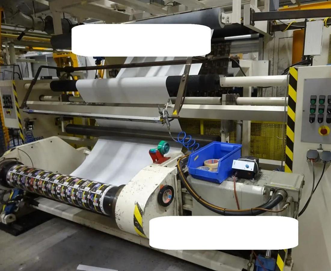 Used 67" WIDE (1700mm) KAMPF CONSLIT II DUPLEX SLITTER REWINDER