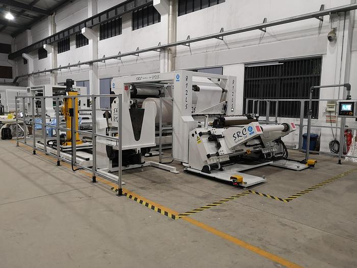 Used 40-60" SRC SYSTEMS LTD. MODEL 812LS SLITTER REWINDER 50" REWIND DIAMETERS