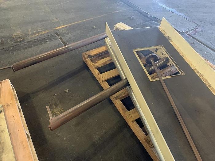 Used 64" WIDE DUSENBERY MODEL 835-24 DUPELX CANTILEVERED SLITTER REWINDER