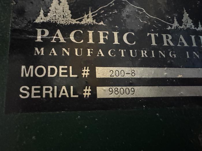 Used PACIFIC TRAIL ROLL SAW MODEL 200-8 72" DIAMETER CAPACITY