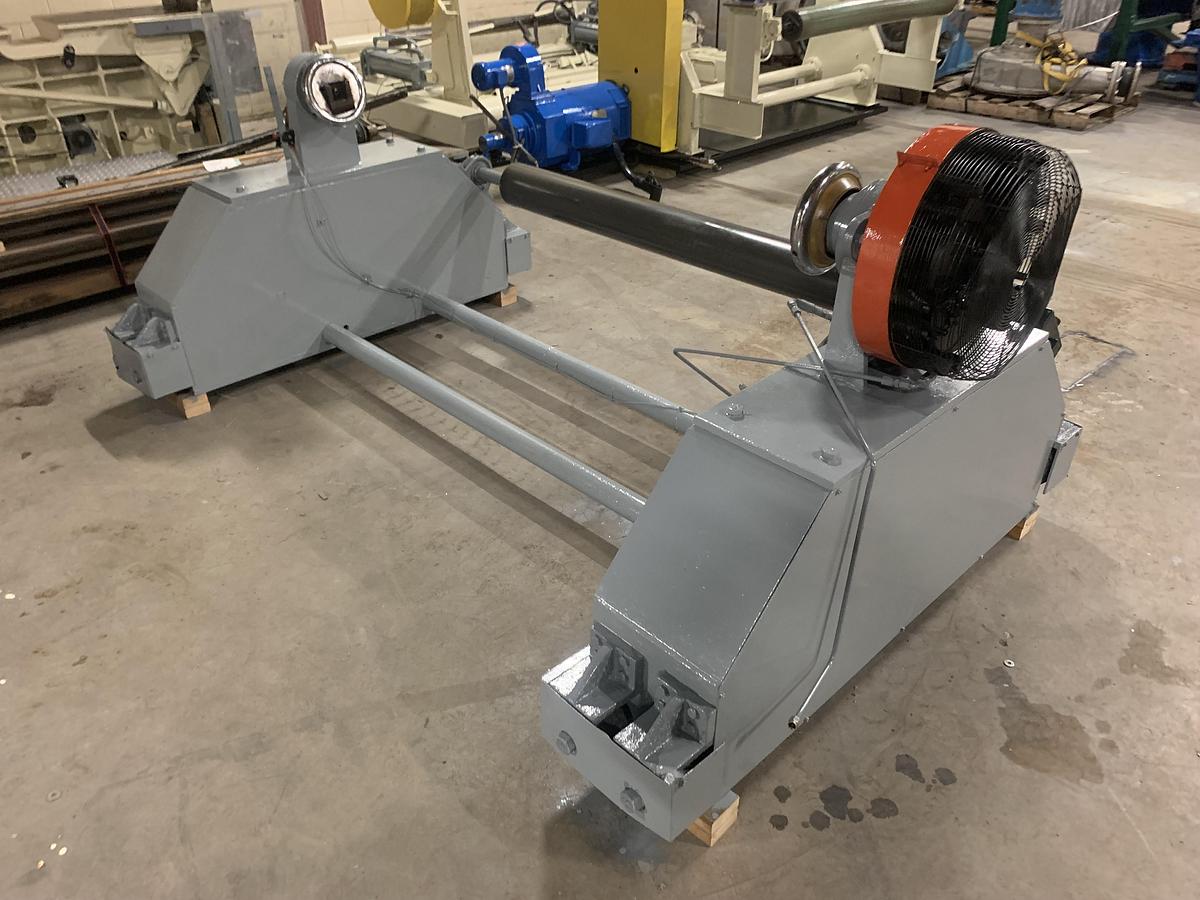 Used 60" SHAFTED UNWIND STAND WITH EDGE GUIDE