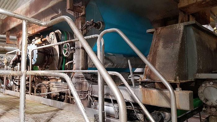 Used 2.0M (79") HEDEMORA GL&V TWIN WIRE PRESS  200 TPD  1985