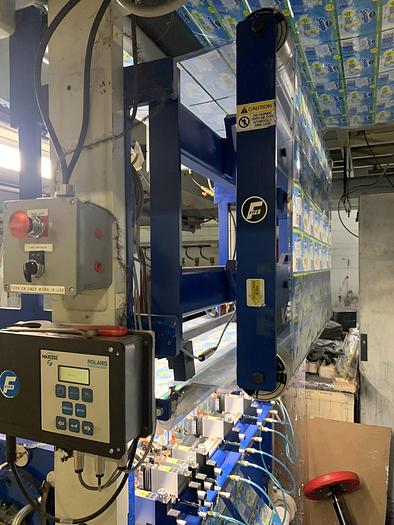 Used 40" ROTOMEC MODEL RS 4003 10 COLOR ROTOGRAVURE PRESS (SOLVENT INK) MFG. 2006