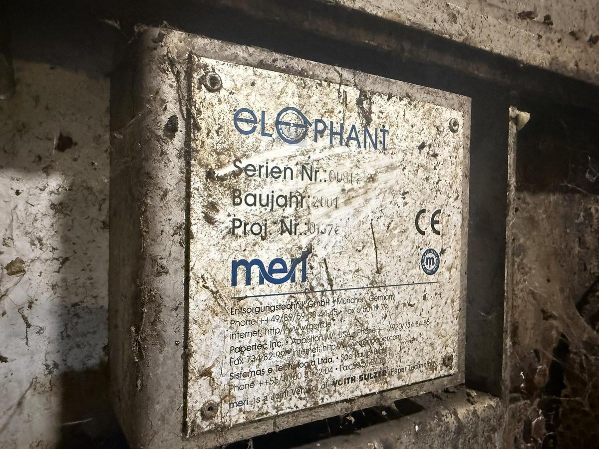 Used MERI ELEPHANT SAVEALL DRUM THICKENER MANUFACTURED 2001