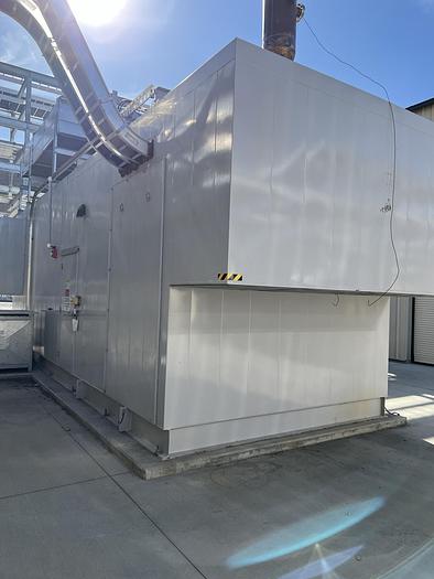 Used 1400 KW CUMMINS NATURAL GAS BACK UP GENERATOR SET QSK60 SERIES ENGINE MODEL C1400 N6C 13,800V MFG 2017 Pending JE