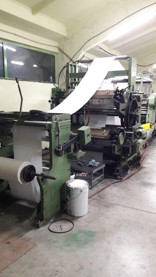 Used W&H MATADOR S1 WITH 4 COLOR INLINE FLEXO PRESS