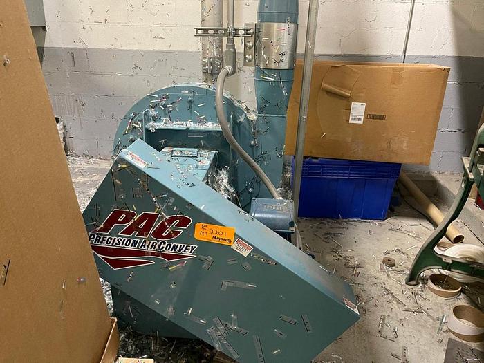 Used PAC PRECISION AIR CONVEY TRIM CHOPPER AND BLOWER SYSTEM