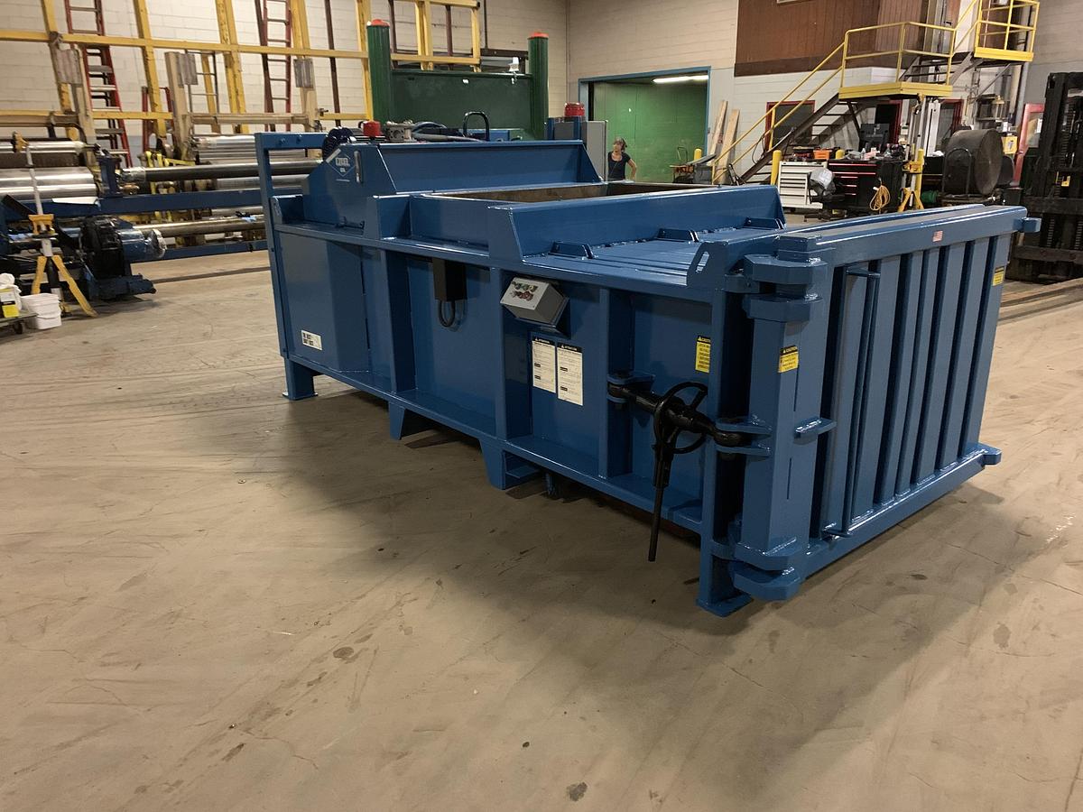 Used EXCEL EX-60 AUTOMATIC MANUAL TIE BALER WITH CONVEYOR VIDEO AVAILABLE