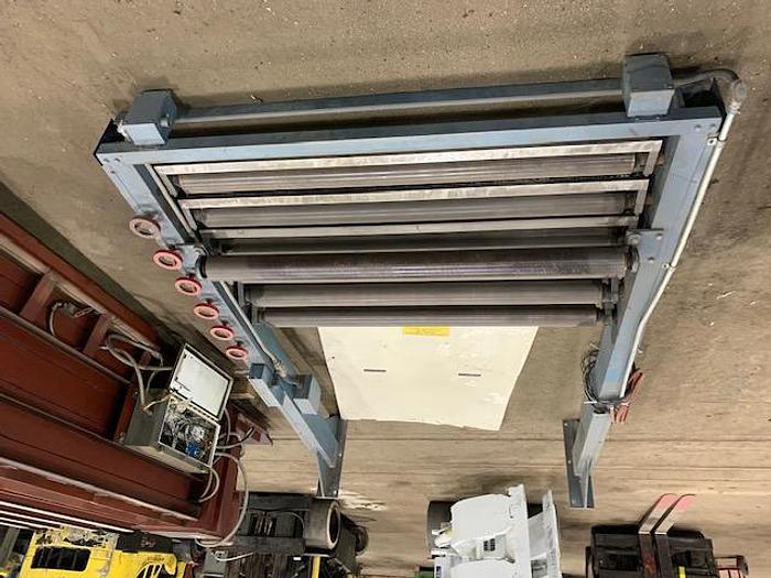 Used MAXSON 58" WIDE 6 ROLL DECURLER STATION