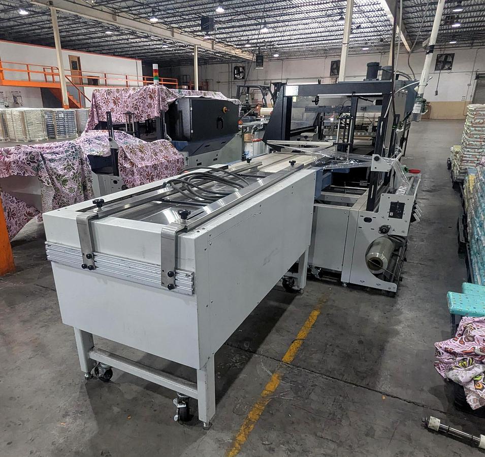 Used CONFLEX FUSION SYNC CONTINOUS MOTION SERVO SIDE SEAL SHRINK WRAPPER