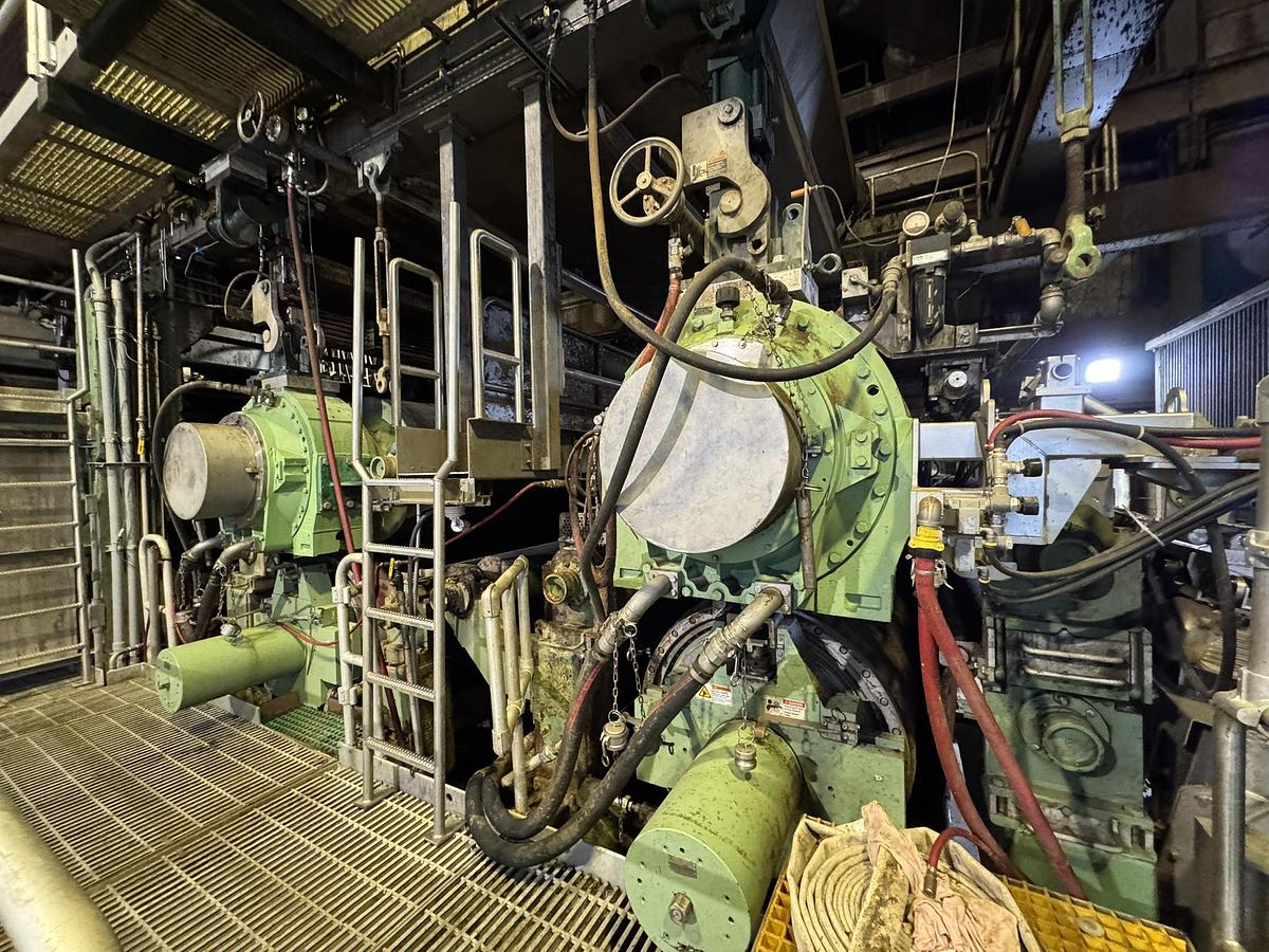 Used 110" (2.8M) VOITH FOURDRINIER PAPER MACHINE (LBM) MFG 2001 LINERBOARD / TUBE & CORE – TANDEM NIPCOFLEX SHOE PRESSES - 72"(1.8M) DIAMETER DRYERS