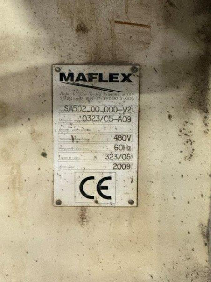 Used 108" WIDE MAFLEX HESTIA MODEL SA-502 INDUTRIAL ROLL REWINDER