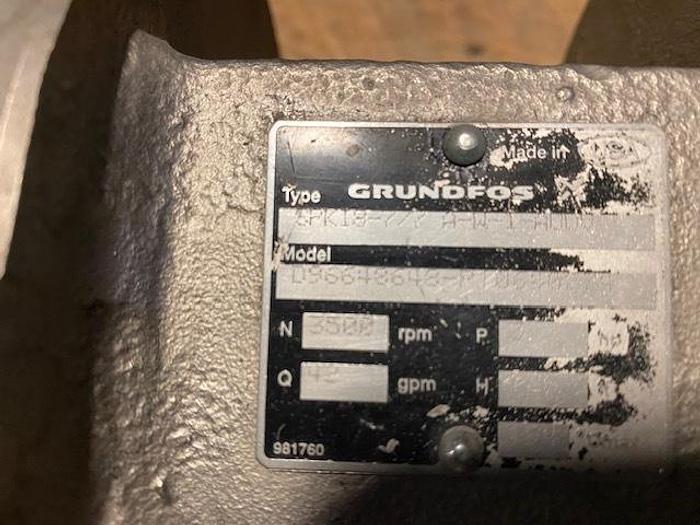 Used GRUNDFOS MDL. D96648648 PUMP