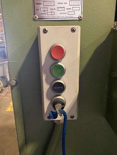 Used INDUSTRIAL SHREDDERS MDL. S16RC SHREDDER 3HP - PENDING JF