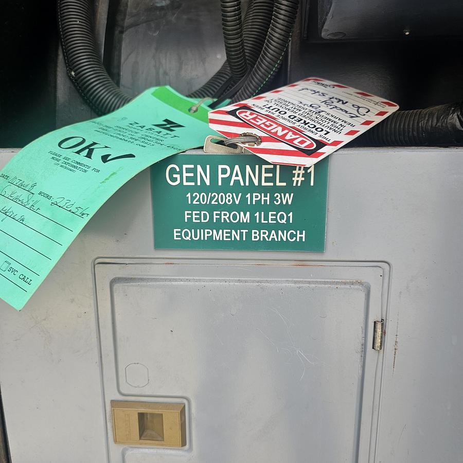 Used 500 KW GENERAC POWER SYSTEMS, INC BACK UP DIESEL GENERATOR