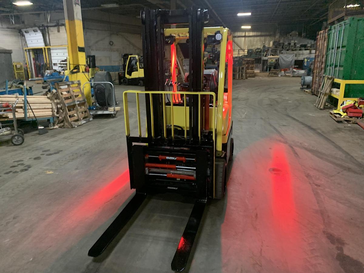 Used 7,000 POUND LB. HYSTER MODEL S70FT FORKLIFT SS/FP