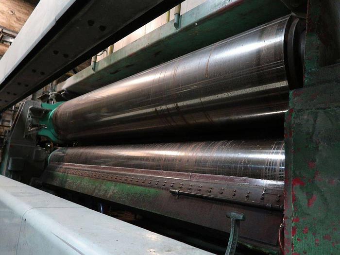 Used 128" MANCHESTER TWO ROLL CALENDAR STACK