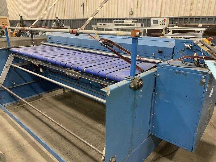 Used 96" ROSENTHAL SHEETER WITH SCORE SLITTING AND STACKER/FOLDING BAR - ALLEN BRADLEY CONTROLS PENDING JA Sold