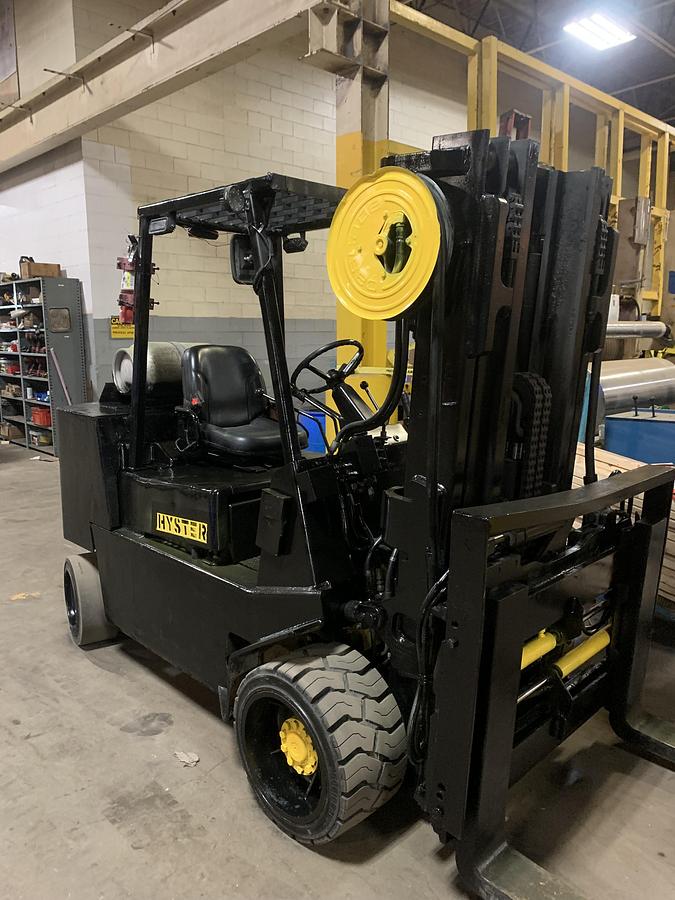 Used 12,000 LB. HYSTER MDL 120XL2 WITH SIDE SHFT 6,327 HOURS