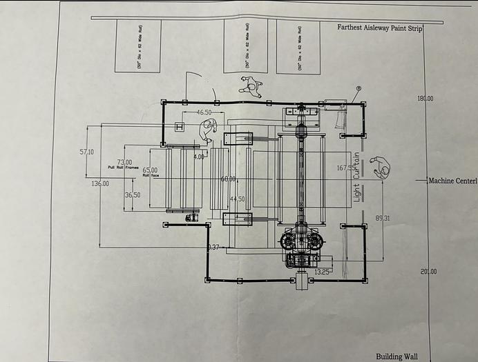Used 62" EGAN TURRET UNWIND 50" DIAMETERS WITH FULL SPEED SPLICER