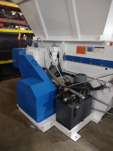 Used 62" WIDE VECOPLAN TYPE RG 62/125 SWU SINGLE SHAFT SHREDDER MANUFACTURED 2011 PENDING
