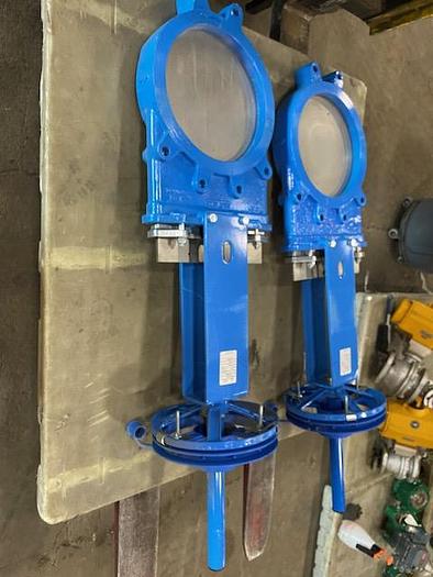 Used ORBINOX 12" SLIDE GATE VALVES 304 S/S UNUSED