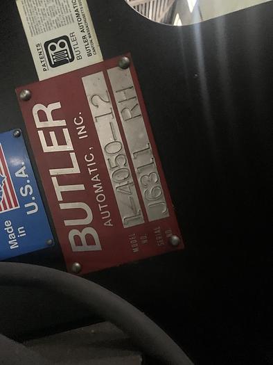 Used 40" BUTLER AUTOMATIC ROLL SPLICER 50" DIAMETER ROLLS