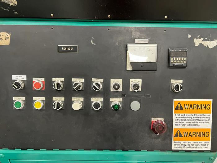 Used 65" DUSENBERY 820 TK CENTER SURFACE REWINDER - PENDING LS