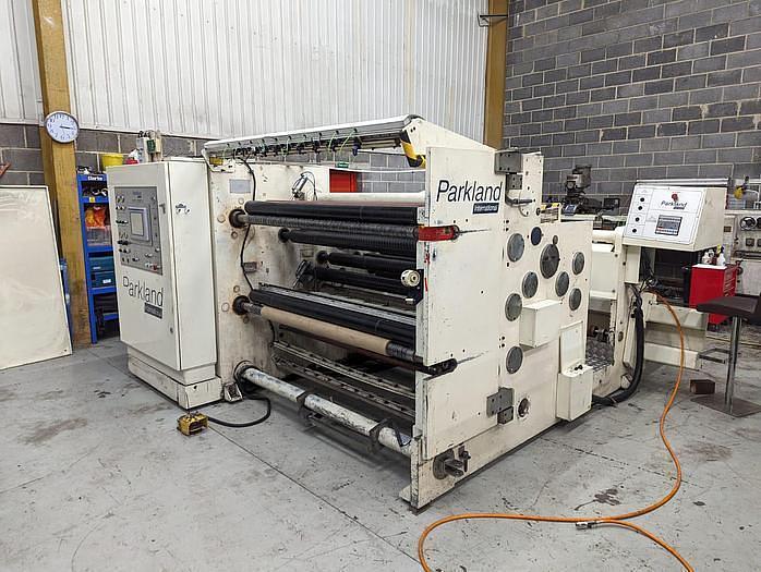 Used 63" PARKLAND INTERNATIONAL CANTILEVERED DUPLEX SLITTER SM150