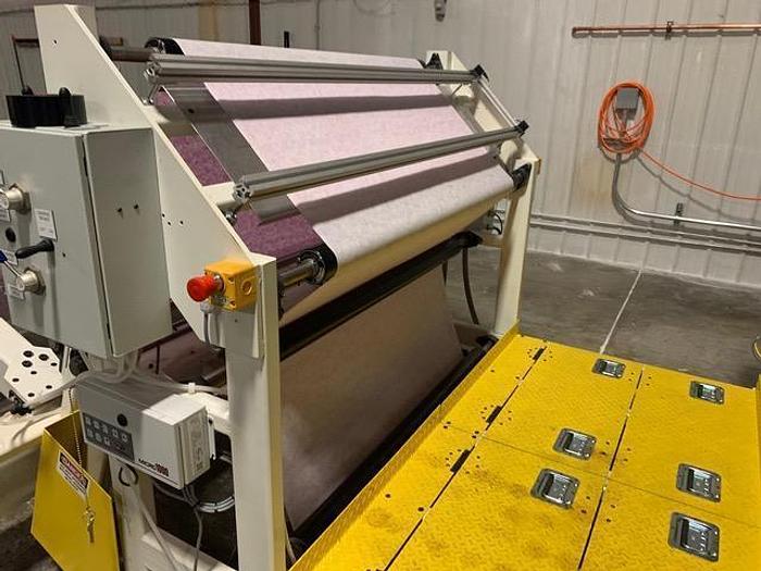 Used 50" WIDE PINNACLE VERSA SPR WIPE LINE SLITTER REWINDER / PERFORATOR - PENDING LS