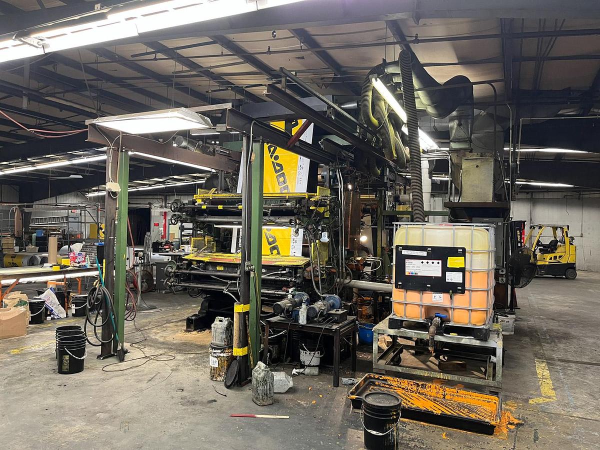 Used 65" WIDE WOLVERINE 4 COLOR STACK PRESS 