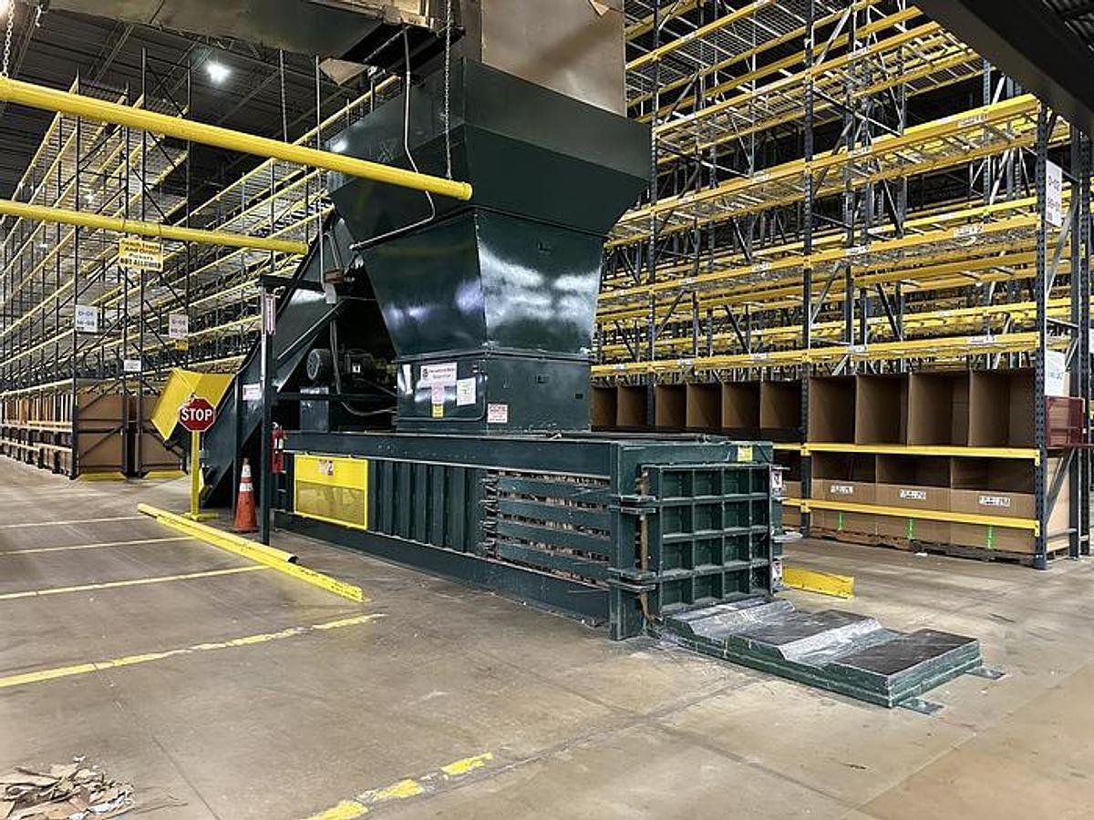 Used 2006 INTERNATIONAL BALER CORPORATION NA-1295-48 HORIZONTAL CLOSED DOOR BALER