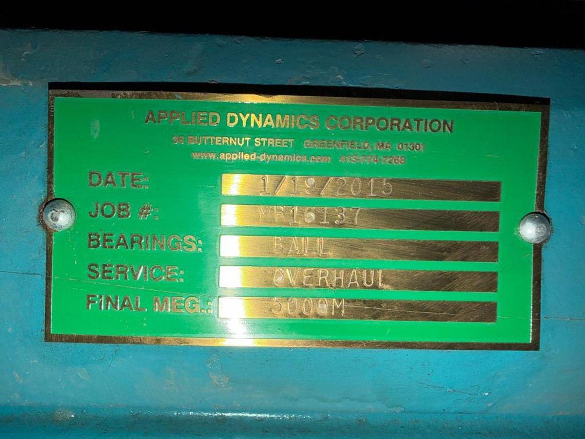 Used 400HP TEC-WESTINGHOUSE AC MOTOR FRAME 5808A OVERHAULED JANUARY 2015