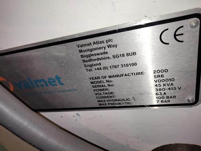 Used 62" TITAN MODEL SR6 CANTILEVERED DUPLEX SLITTER REWINDER SHAFTLESS UNWIND - PENDING LS