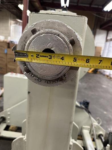 Used 60" WEBCO SHAFTLESS FLOOR PICK UP UNWIND STAND WITH EDGE GUIDE 60" DIAMETER  SOLD - JA 1/8/25