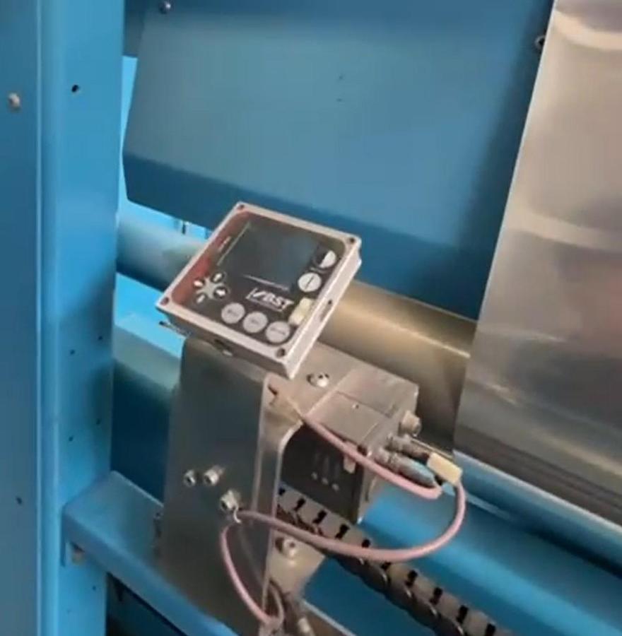 Used 41" (1050mm) WIDE KAMPF CONSLIT III 10/085 ALUMINUM FOIL DUPLEX SLITTER REWINDER