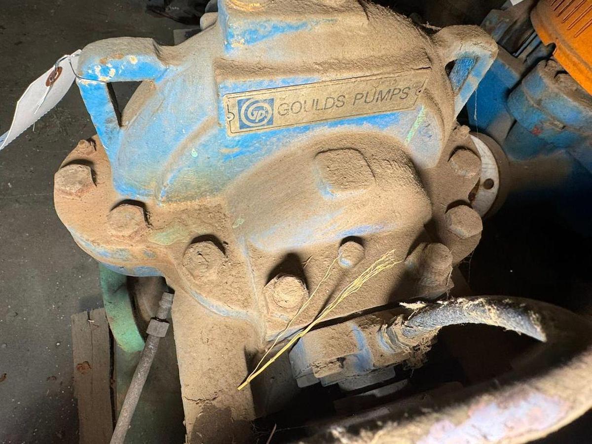 Used GOULDS MODEL 3410 SIZE 2X3-11 SPLIT CASE PUMP WITH MOTOR