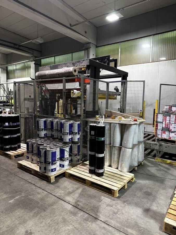 Used SIGNODE (HALOILA) OCTOPUS 1600 BTS PALLET WRAPPING LINE