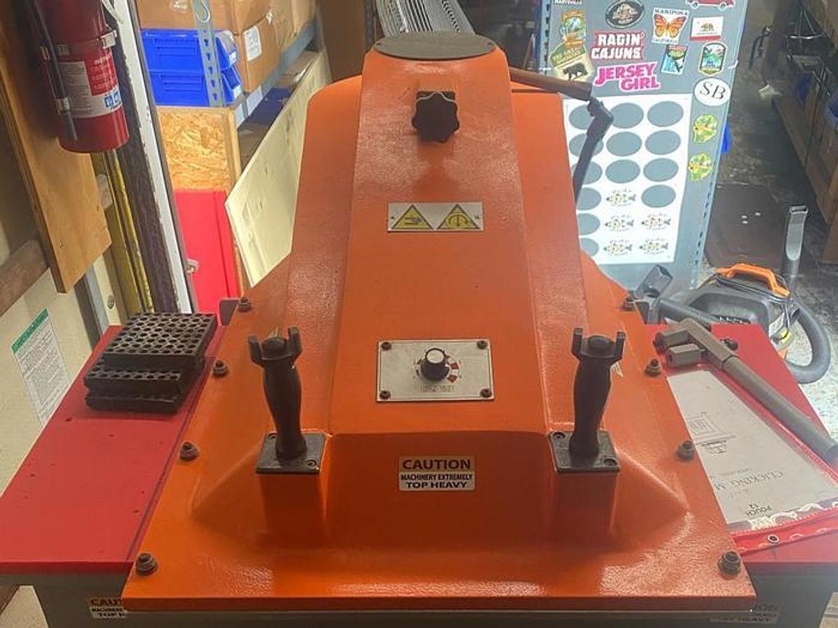 Used 2016 CJR TEC 27 TON HYDRAULIC CLICKER CUTTER