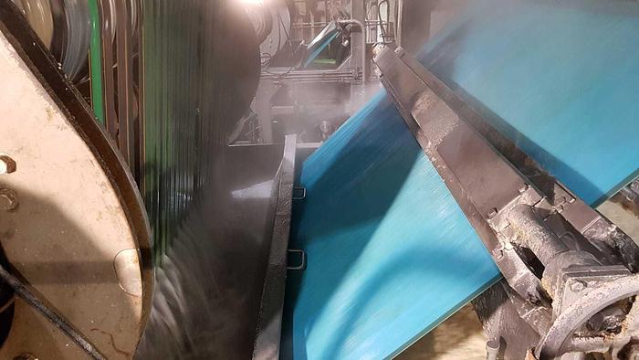 Used 2.0M (79") HEDEMORA GL&V TWIN WIRE PRESS  200 TPD  1985