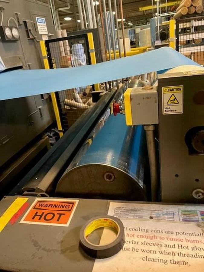 Used 70" WIDE STORK COATER & THERMO ELECTRIC DRYING LINE FOR NONWOVENS